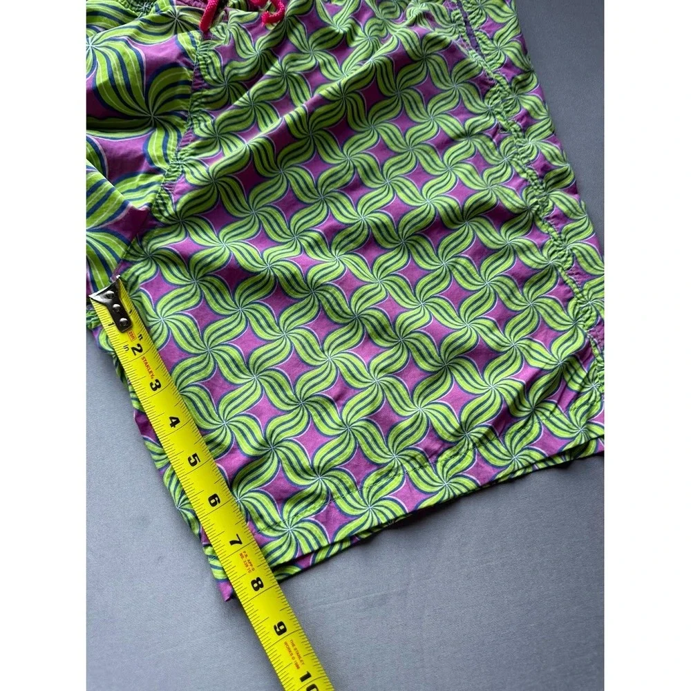 Paul Stuart Swim Trunks Men XL Multicolor‎ Pockets Mesh Drawstring Beach Pool - Picture 8 of 13